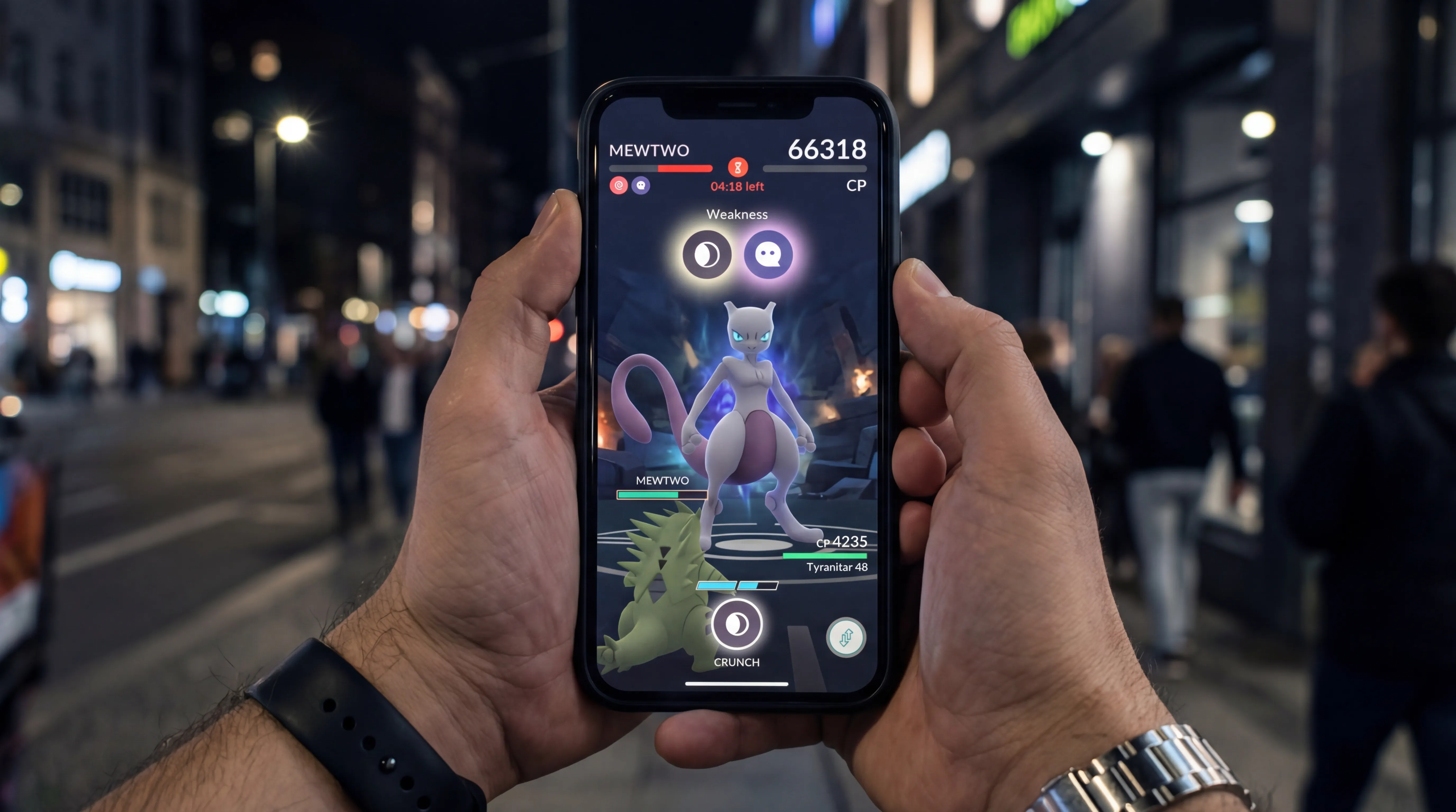 Mewtwo weakness and raid stats in Pokemon GO — Dark Ghost Bug type counters