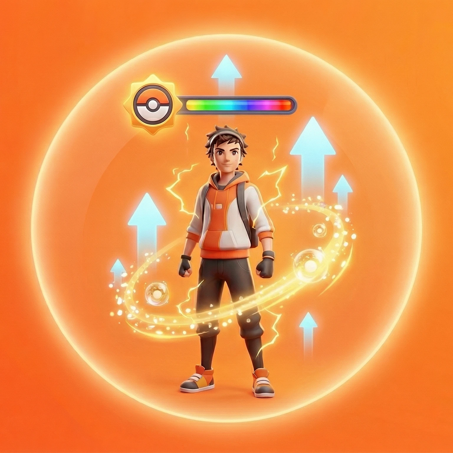 Pokémon GO leveling and boosting service illustration
