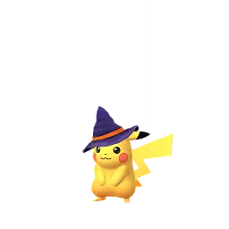 Pikachu (Witch Hat) – Rare Costume | Great League | 1000+ CP